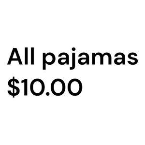 Stylish Pajamas each